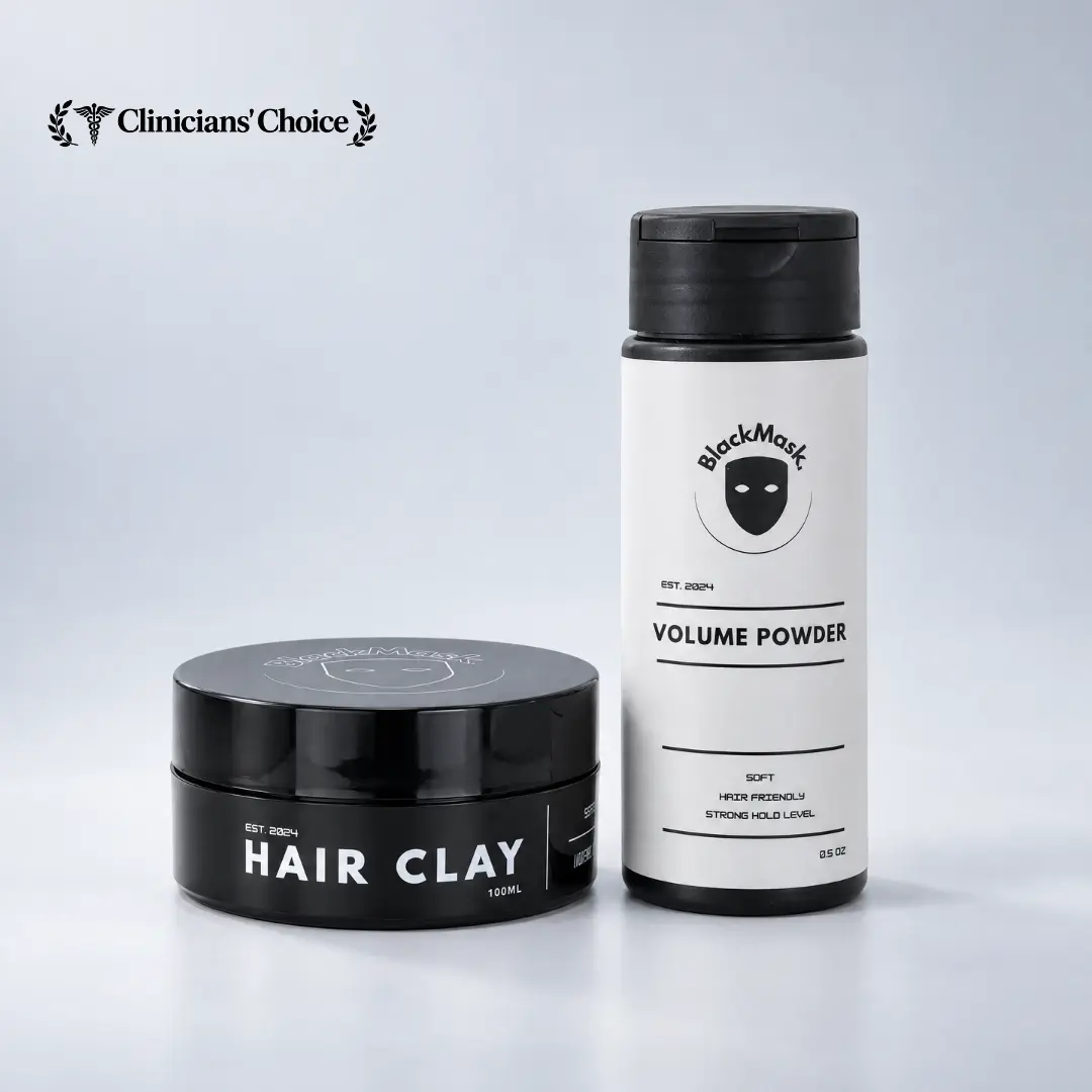 BlackMask Texture Powder and Hair Clay Bundle
