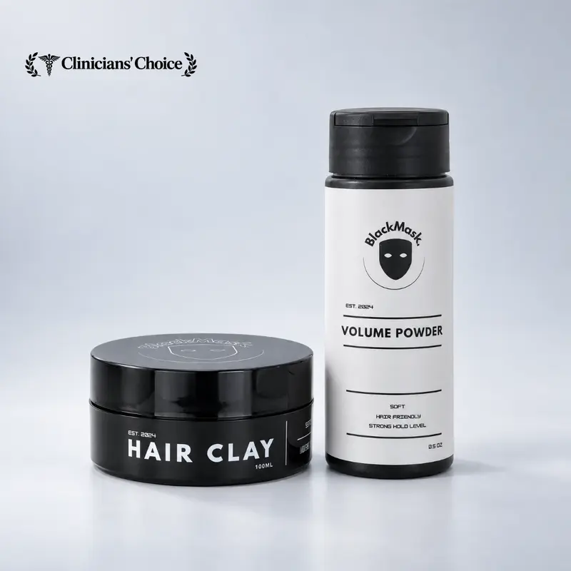 BlackMask Texture Powder and Hair Clay Bundle