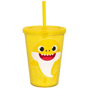 Baby Shark 18oz Reusable Tumbler with Straw