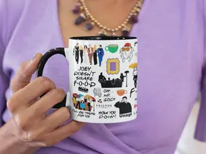Friends TV Show Mug, Birthday Gift for Friends US Fan, Christmas Gift for Best Friend - scs17277