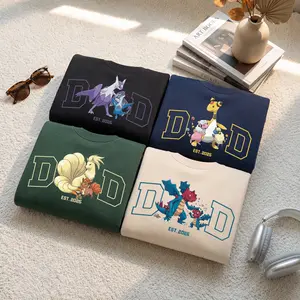 Custom PokaDad Shirt/Sweatshirt/Hoodie, Anime Dad Sweatshirt, Father’s Day Gift for Dad & Gamers