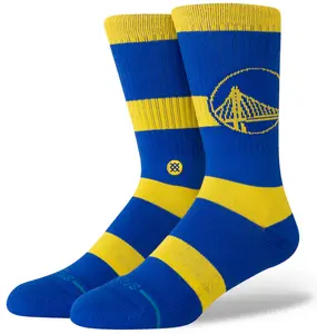 Stance NBA 2024 Prep Crew Socks - Large - GOLDEN STATE WARRIORS