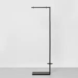 Metal Toilet Paper Holder Stand Matte Black - Hearth & Hand with Magnolia: Steel Bathroom Tissue Organizer