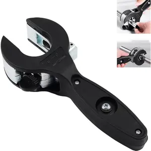 Ratcheting Tubing Cutter  2 in 1 Close Quarters Tube Compact Cutter, for Copper, PVC and Metal Pipes(5/16" to 1-1/8") HVAC Repair Tool: Adjustable Ratchet-Style Tube Cutter (Copper Tube Cutter)