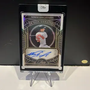 Nomar Garciaparra On Deck Signatures /10 Panini Three And Two