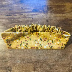 Mustard Mushroom Foliage Fabric Headband