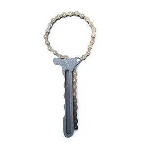 Durable Oil Filters Remover Accessory Metal Car Engine Torque Chain Wrench