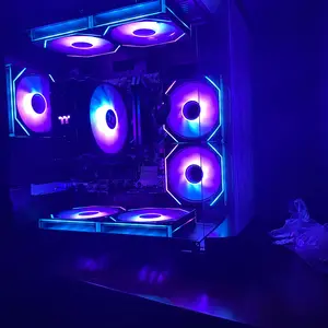 YEAH MAGIC Astral S1 Desktop PC AMD Ryzen 5 5600GT (6 core up to 4.6GHz) 16GB DDR4 3200MHz 1TB NVMe SSD 650W Gold PSU Windows 11 Home WIFI Gaming PC with 7 ARGB Fans,Gaming PC,Prebulit PC