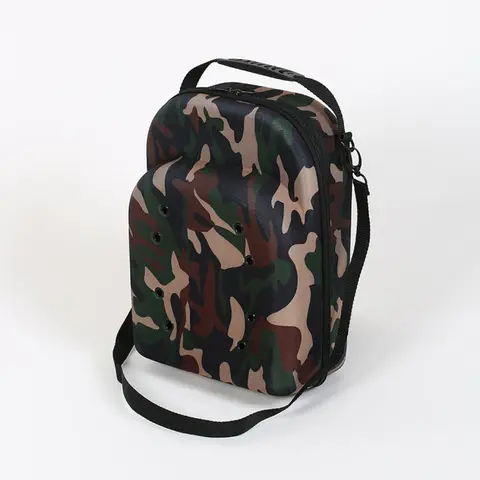 Hat travel Cases for Baseball Caps, Hard Hat Storage Organizer Holder with Shoulder Strap & Handle, Protect up to 6 Hats for Outdoor and Home Storage, Camouflage Men's Solid Color  Fashion Zippered Sling Bag Lightweight Box Organizing Set  Fathersdaygift