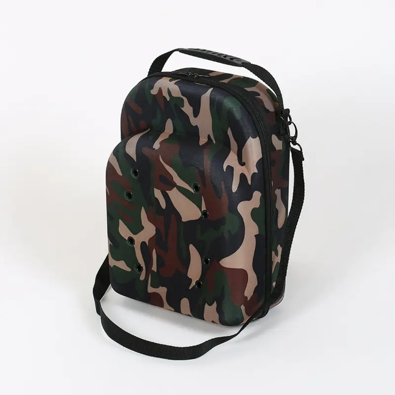 Hat travel Cases for Baseball Caps, Hard Hat Storage Organizer Holder with Shoulder Strap & Handle, Protect up to 6 Hats for Outdoor and Home Storage, Camouflage Men's Solid Color  Fashion Zippered Sling Bag Lightweight Box Organizing Set  Fathersdaygift