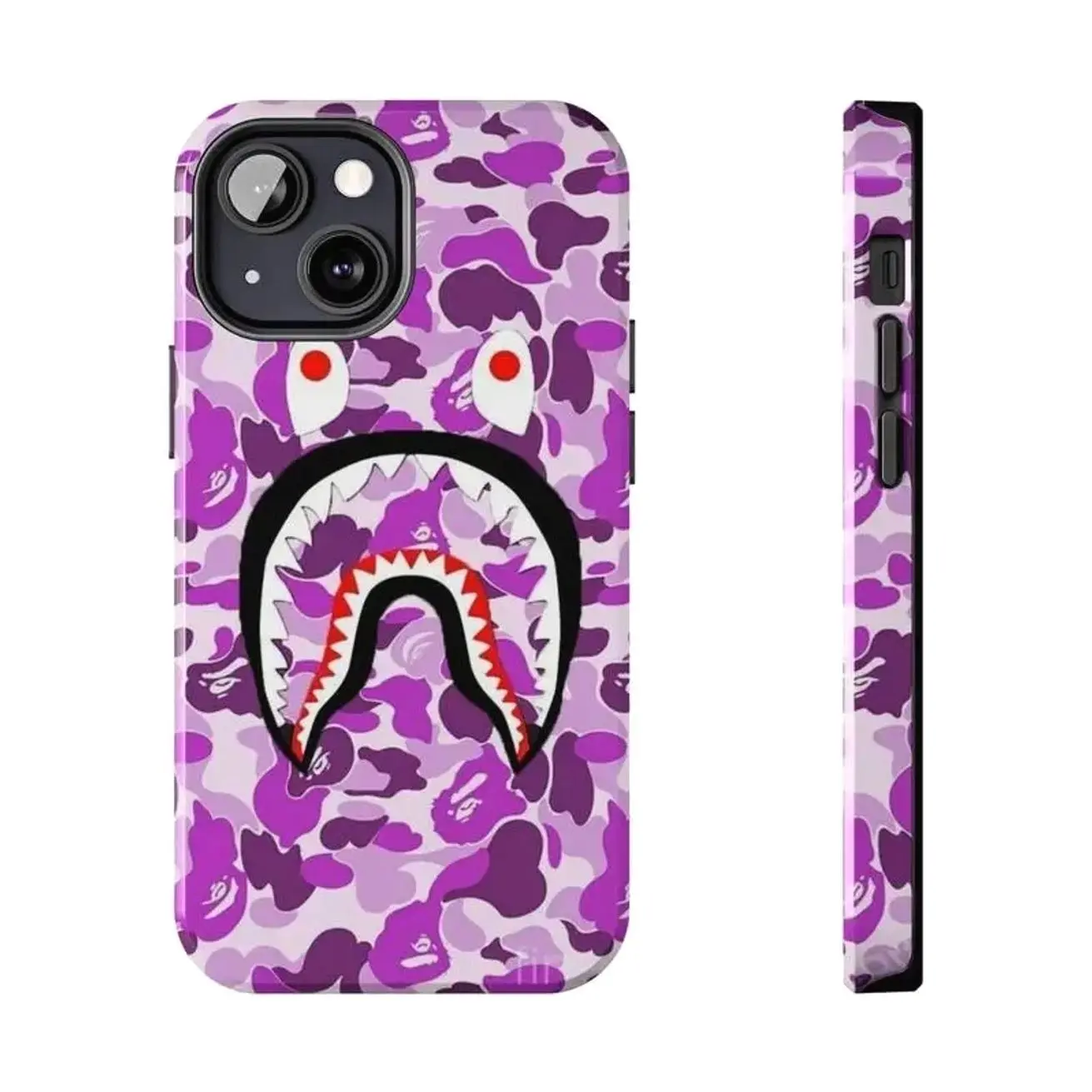 Camo Shark Army Style Phone Case, The R00kie TV Series Inspired Shockproof Protective Cover Fit iPhone 11-17 X XS Pro Max Covey Studio
