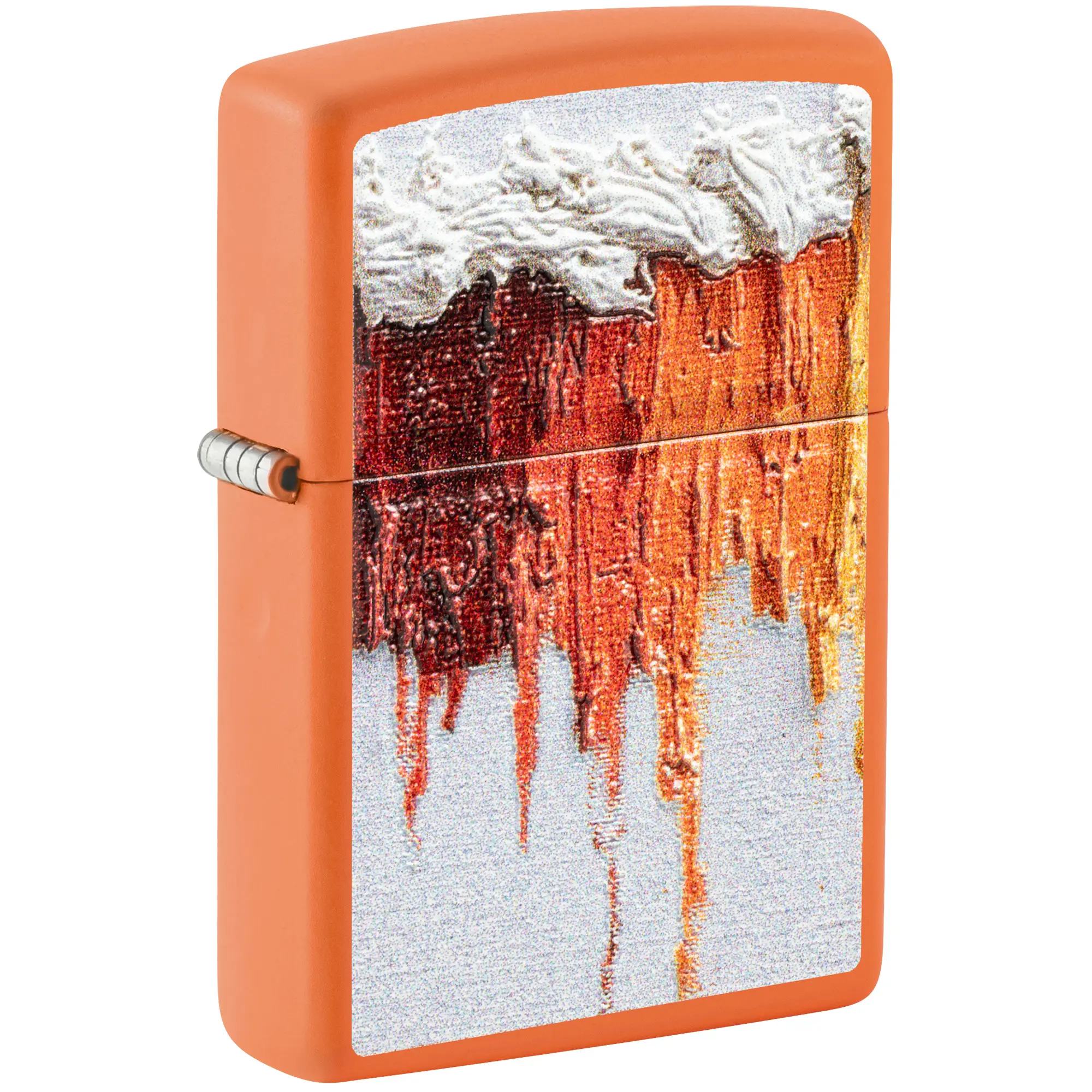 Zippo Texture Paint Design Pocket Lighter - Made in USA