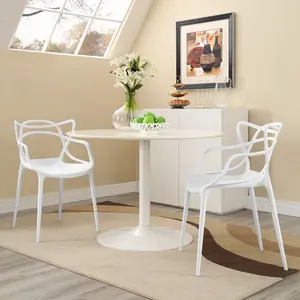 Modway Entangled Dining Set Set of 2 in White