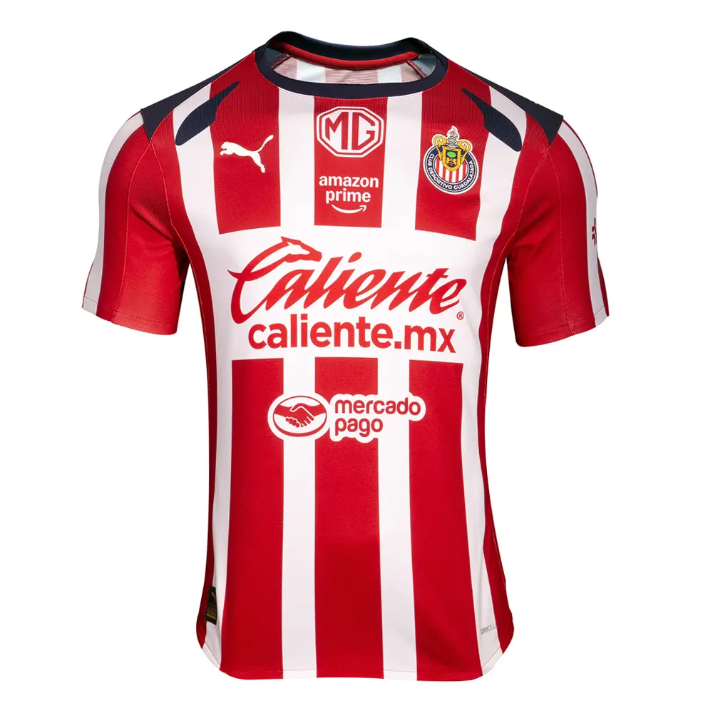 PUMA Mens Chivas 2526 Home Replica Jersey Casual - Red