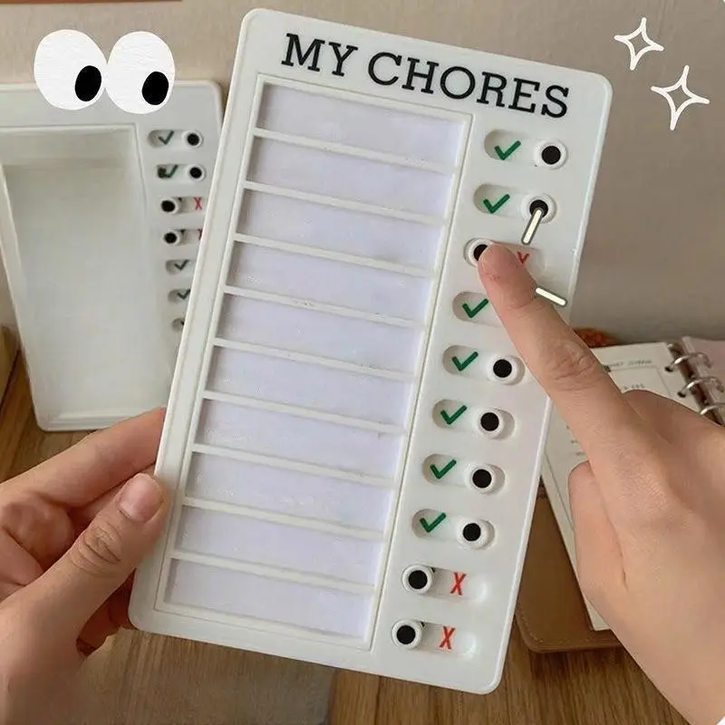 Reusable Task Board Set with 4 Papers, Daily Routine Planner, Hanging ...