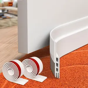 Door Bottom Sealing Strip, Practical Windproof Dustproof Noise Reduction, Effective Cockroach Prevention, Suitable for Living Room Bedroom Door