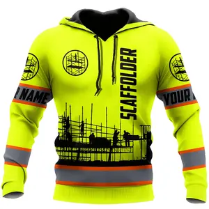 Scaffolder Personalized Safety 3D Print Unisex Deluxe Hoodie Men Sweatshirt Streetwear Zip Pullover Casual Jacket