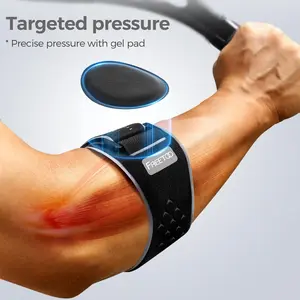 Tennis Elbow Brace for Men Women for Tendonitis, Tennis Elbow Strap with Gel Pad, Golfers Elbow Brace for Men for Tennis & Golfers Elbow,Lateral Medial Epicondylitis. Fits Forearm 7.1''-11''