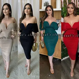 Elegant shine midi dress - Women's Casual Dress - Womenswear