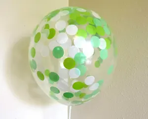 Green Confetti 1inch Tissue Paper Confetti 1.76 oz for Balloons or Table Decoration - 5000 Pieces - Gift
