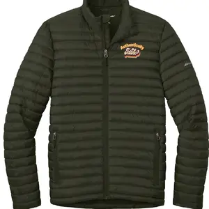 Eddie Bauer Puffer Jacket with Vintage "Authentically Idaho" design