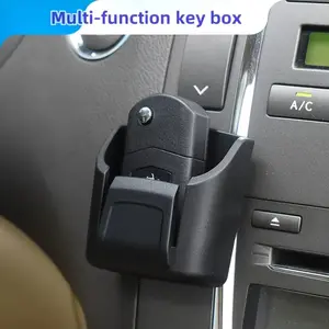 Car key storage box, suitable for car keys, card storage, car dashboard center console remote control box, car key storage box