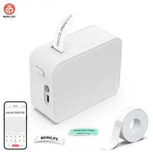 Marklife mini label maker, portable label printer, wireless Bluetooth printer. Can print thank you labels, item labels, and spice jar labels, suitable for office, home, and student use. Suitable as a Mother's Day gift for mom.