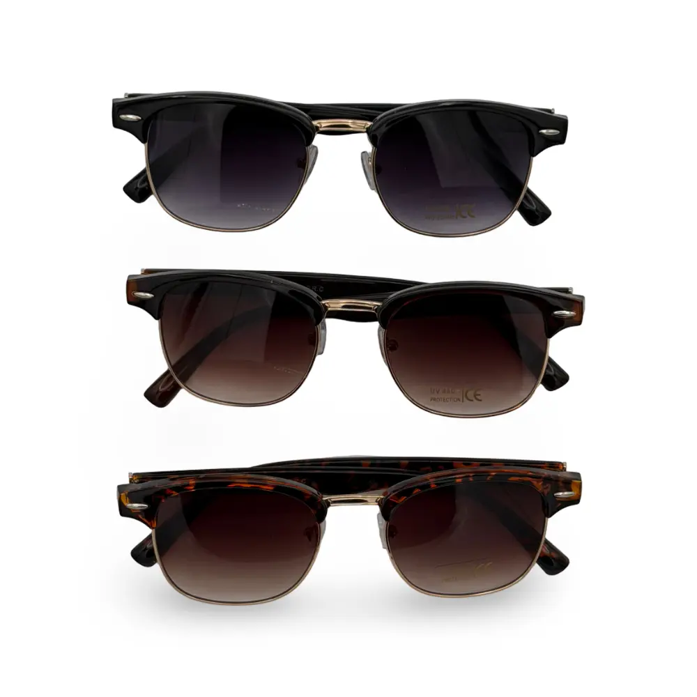 #5-C5326 CICI Sunglasses Premium Vintage Square Sunglasses for Women and Men