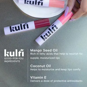 Kulfi  Lassi Lips Staining Long-Lasting Moisturizing Lip Oil control excess rosebud reef sunscreen emu sun creen cocoa butter