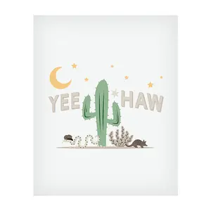 4 ft. x 6 ft. Modern Western Party Polyester Photobooth Backdrop