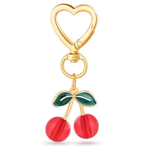 A16 1pcs Small Cherry Charm (Red Green)