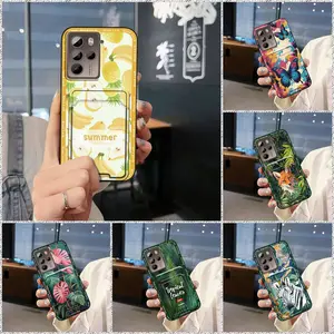 protective Card slot Phone Case For HTC U23 Pro/U23 Back Cover TPU Anti-dust Shockproof Anti-knock Cute Silicone Cartoon Soft case Graffiti Fashion Design Durable Full wrap Cover