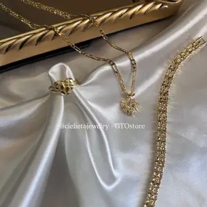 Gold Plated Nugget Jewelry 1pc