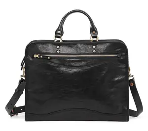 Old Trend Ficus Leather Top Handle Briefcase w/ Shoulder Strap