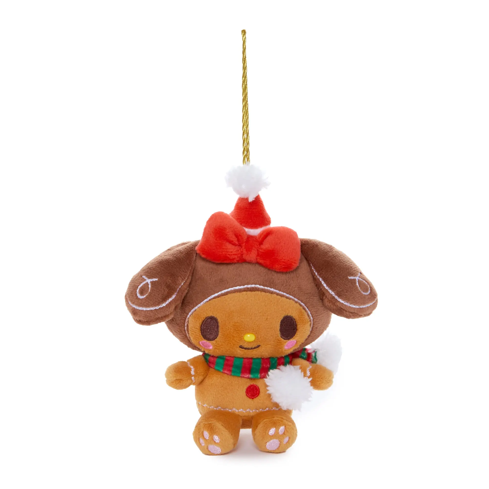 My Melody Plush Ornament (Holiday Gingerbread Friends)