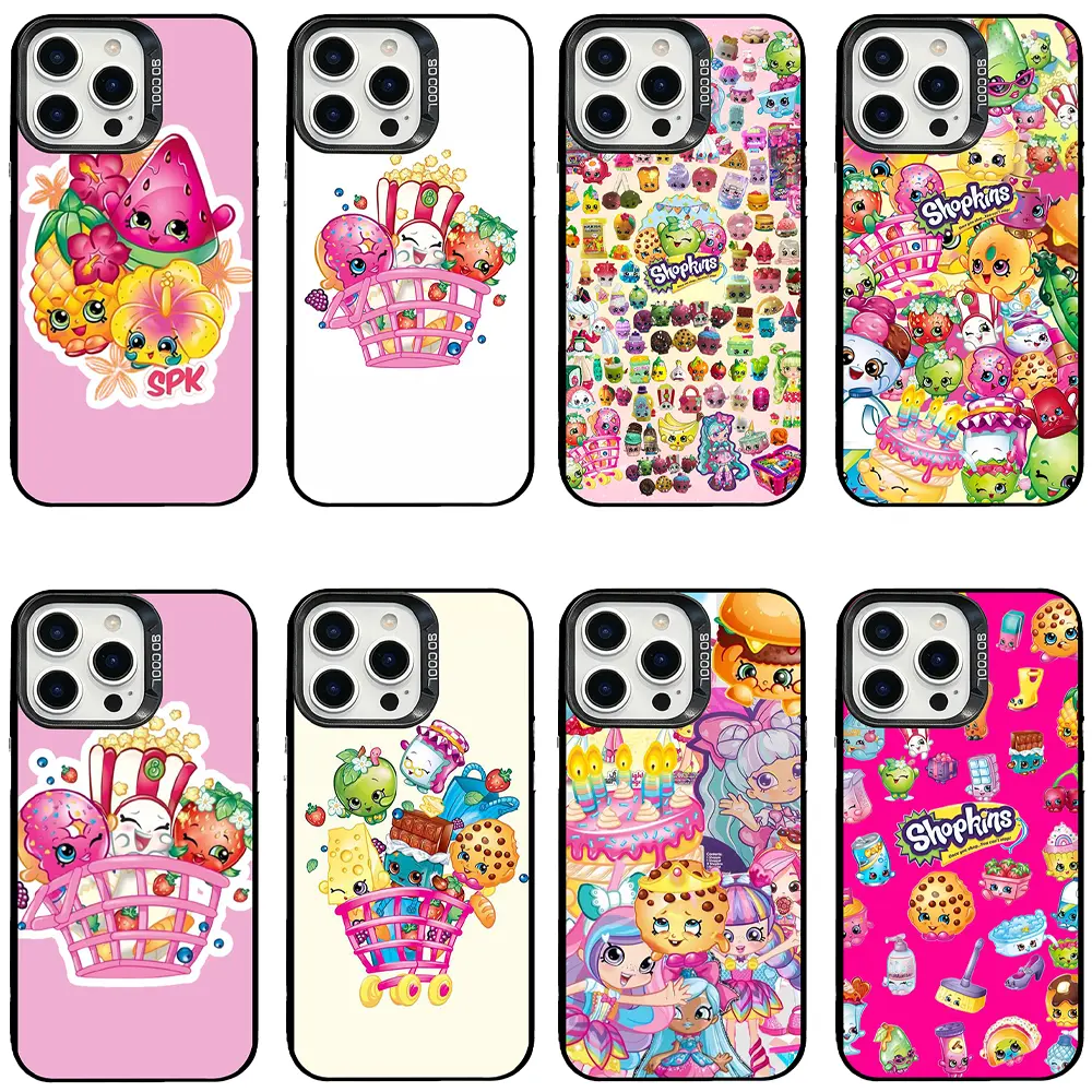 Cute Fruit Watermelon Shopkins Cartoon Shockproof Anti-Scratch Oxidation-Free Multi-Model Smartphone Shell - Protective Accessory for iPhone 17 Pro Max,16,15,14 Pro Max Plus,13,12,11 & Samsung S23,S24,S25,S26 Ultra - Birthday,Valentine's Day Gifts, Gift L