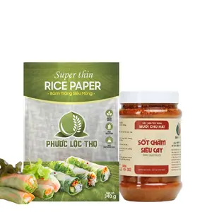 Chu Hai Super Spicy Seafood Dipping Sauce + Super-Thin Rice Paper Bundle outdoorfun