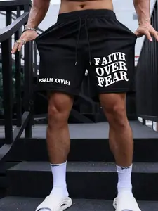 Men's Training Shorts, Athletic Shorts, Soft Elastic Running Fitness Gym Shorts with Pockets, Comfortable Durable Design, Ideal for Gym and Outdoor Activities