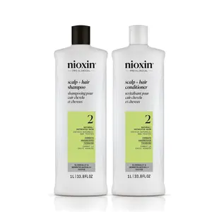 Nioxin System 2 Scalp + Hair Shampoo and Conditioner Liter Duo ($104 Value)