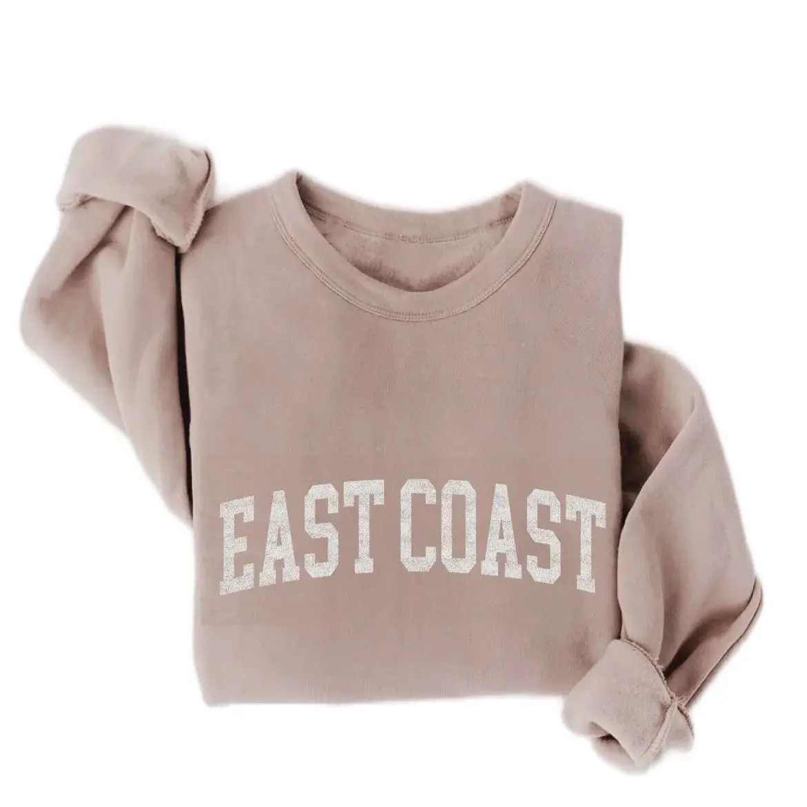 Oat Collective Neutral East Coast Sweatshirt for Women - Comfortable Pullover - Casual Womenswear Soft Tops Crewneck sweater cute fall everyday womenswear
