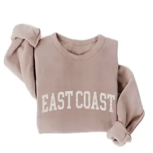 Oat Collective Neutral East Coast Sweatshirt for Women - Comfortable Pullover - Casual Womenswear Soft Tops Crewneck sweater cute fall everyday womenswear