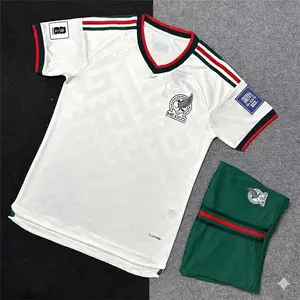 Green White Away Mexico Soccer Jersey Set 2026  Breathable Premium Polyester Football Kit | Game-Ready Fit