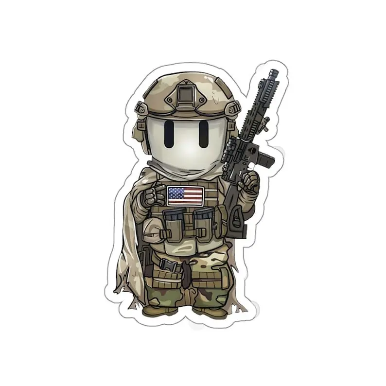 Multicam Ghostie Sticker Durable Waterproof Vinyl Sticker for Camping Gear and Outdoor Gear