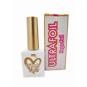 Fantasy Nails Ultra Foil Pega Foil Liquid Gel Transfer 15ml for Manicure & Cuticle Care Flawless Cosmetic Polish Application Easy Application Steps Ideal for Nail Enthusiasts