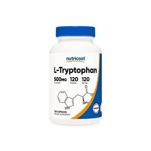 Nutricost L-Tryptophan Dietary Supplement Capsules, Health & Nutrition Support Supplement