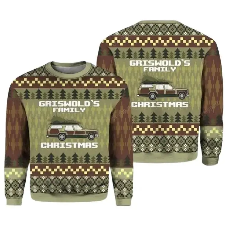 Griswold’s Family Christmas Vacation AOP Ugly Sweater for men and women