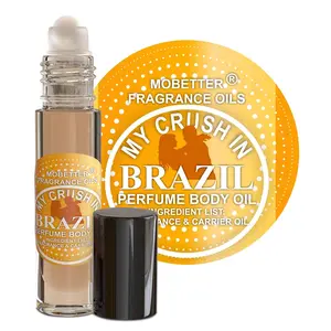 MOBETTER FRAGRANCE OILS' My Crush In Brazil Perfume Body Oil, Travel Size Roll On