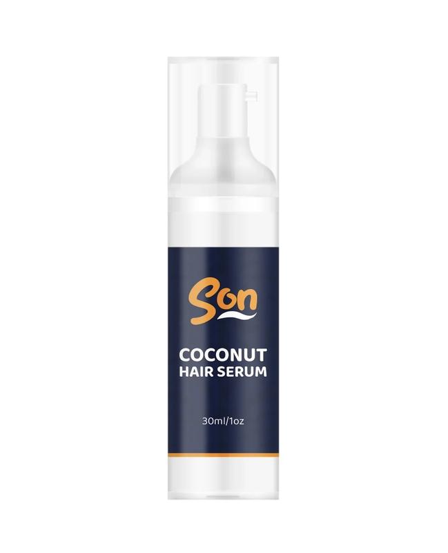 SON Coconut Hair Serum – 100% Natural, Smooth & Shine Booster, Suitable for All Hair Types (30ml / 1oz)