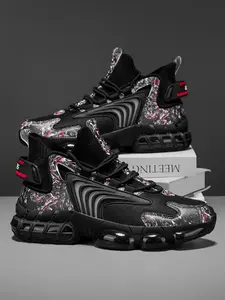 Unisex Nylon Sporty Textile Sneakers - Breathable, Anti-Slip Soft Sole Running Shoes, All Seasons Streetwear Ready Fitness Commute Footwear