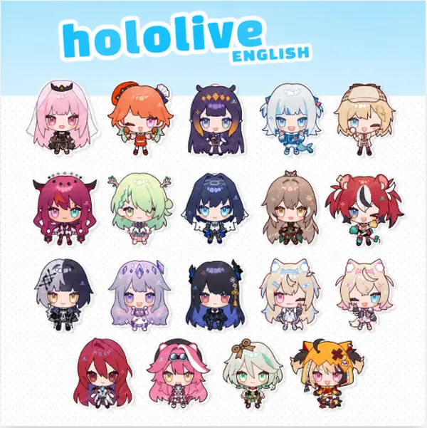 Hololive / Myth, Promise, Advent, Justice Acrylic Keychain, Great For Daily Use Or As Thoughtful Little Gifts For Your Friends And Yourself.